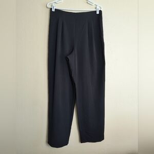 JM Collection By Jennifer Moore 12 Loose Dress Pants Black Side Zip